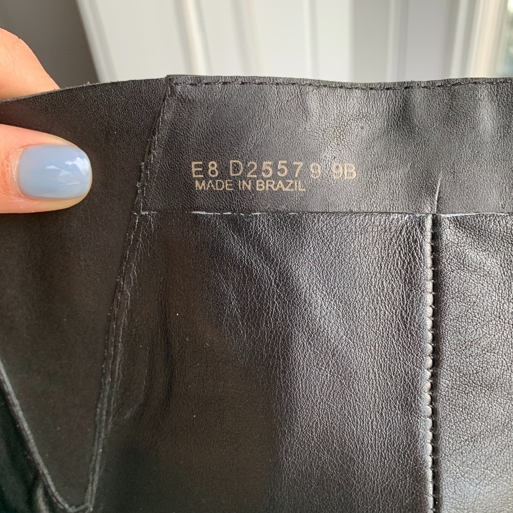 Cole Haan tall black leather boots - size 9 - Picture 5 of 5